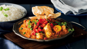 Fish tikka curry