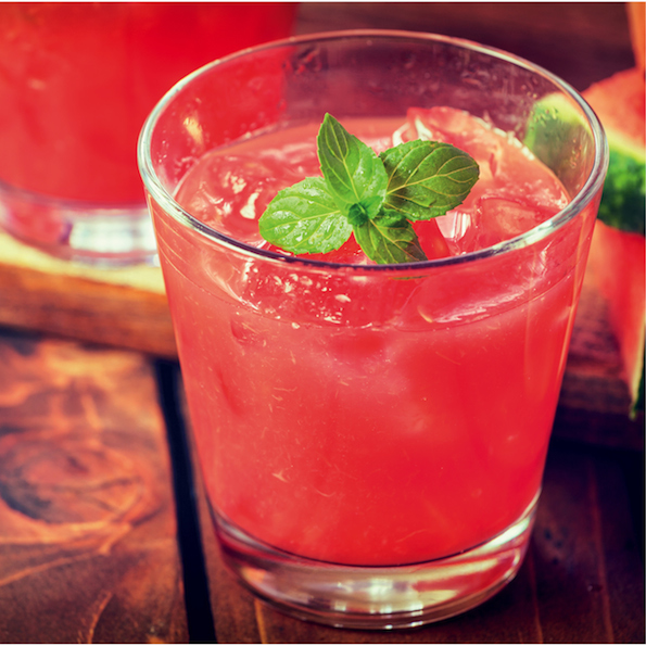 Watermelon and ginger punch