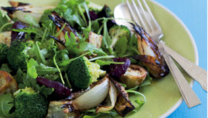 Warm veggie salad