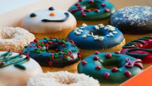 Dunkin' Donuts festive