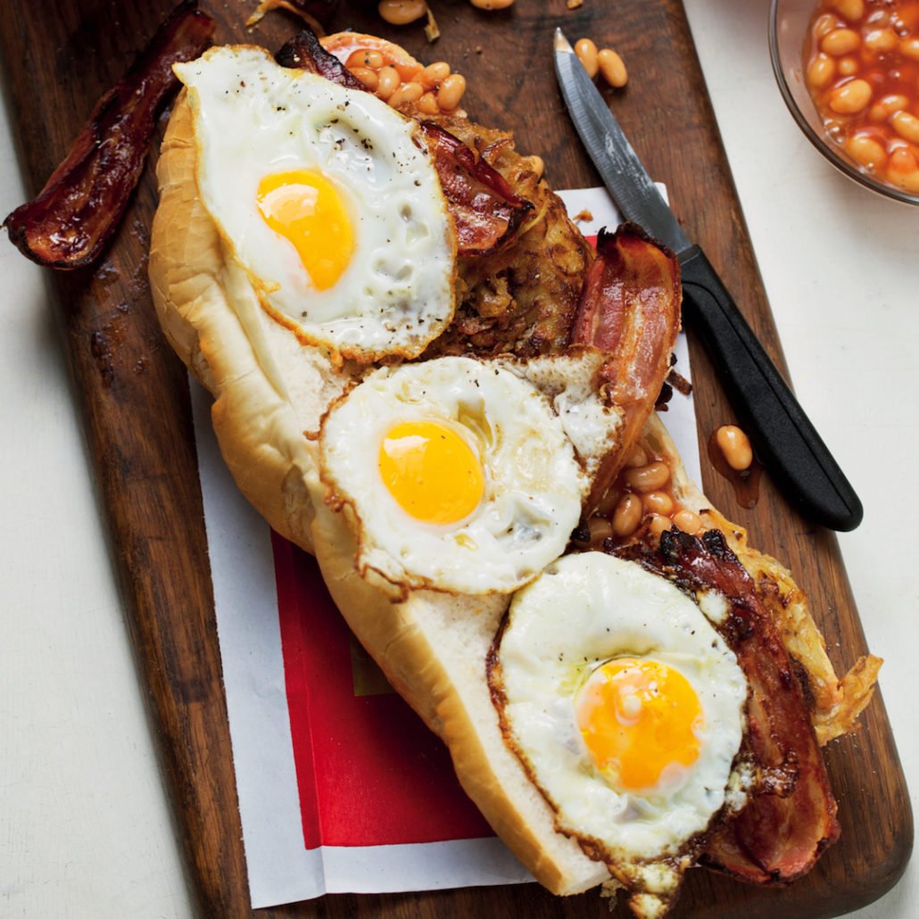 Bacon and egg gatsby