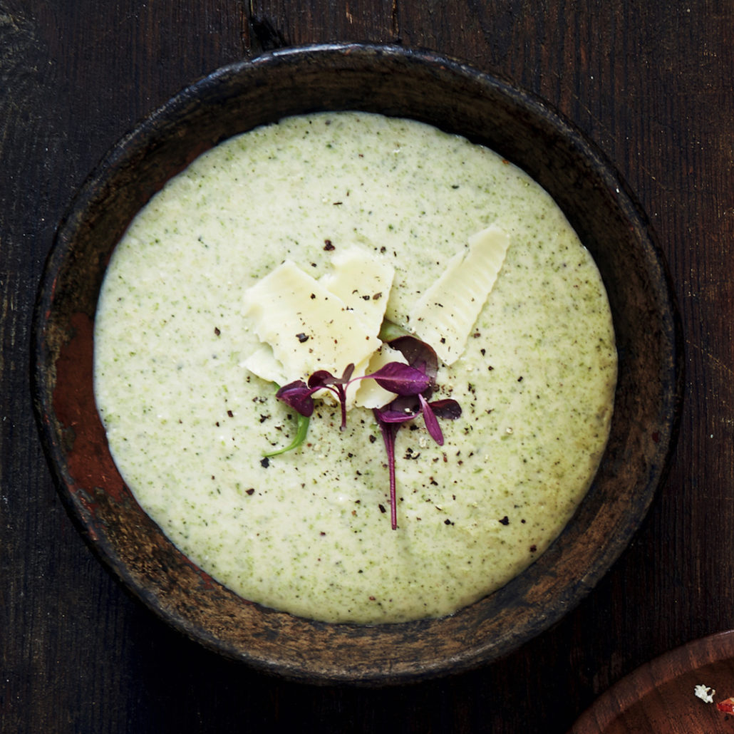 Broccoli and cheddar soup