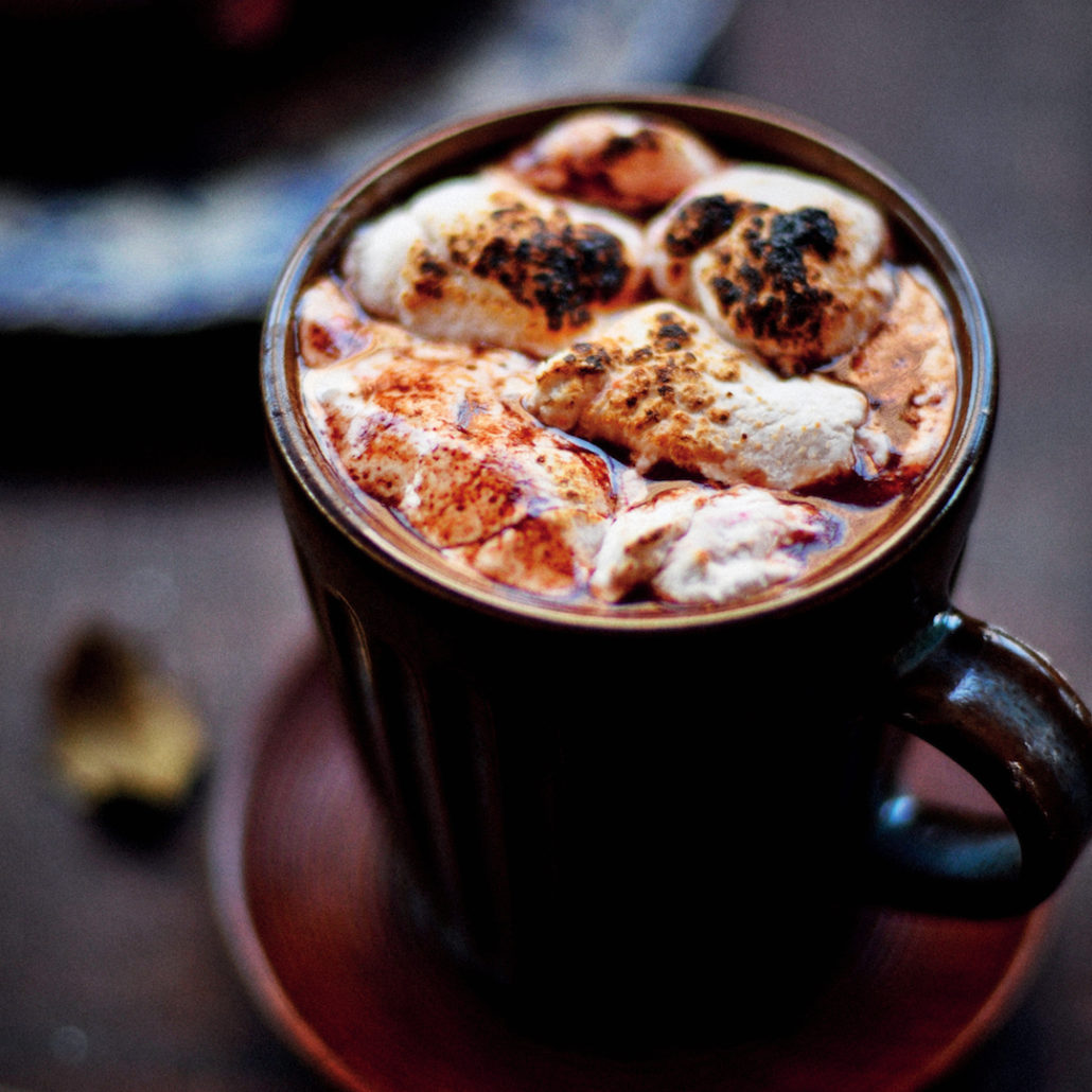 Malted hot chocolate