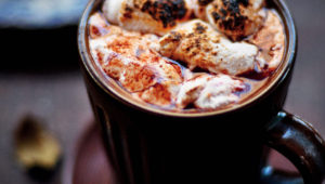 Malted hot chocolate