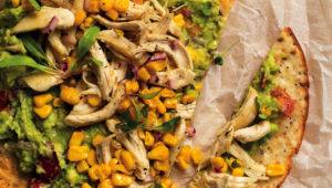 Chicken and corn chalupas