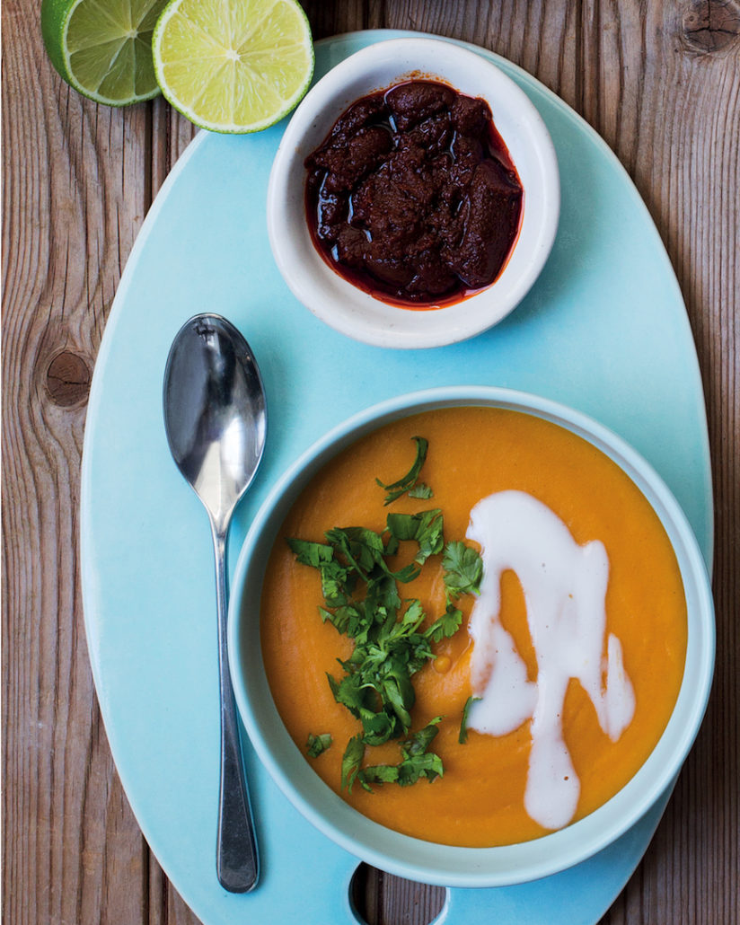 Thai butternut and coconut soup