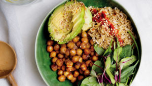 Roasted chickpea bowl