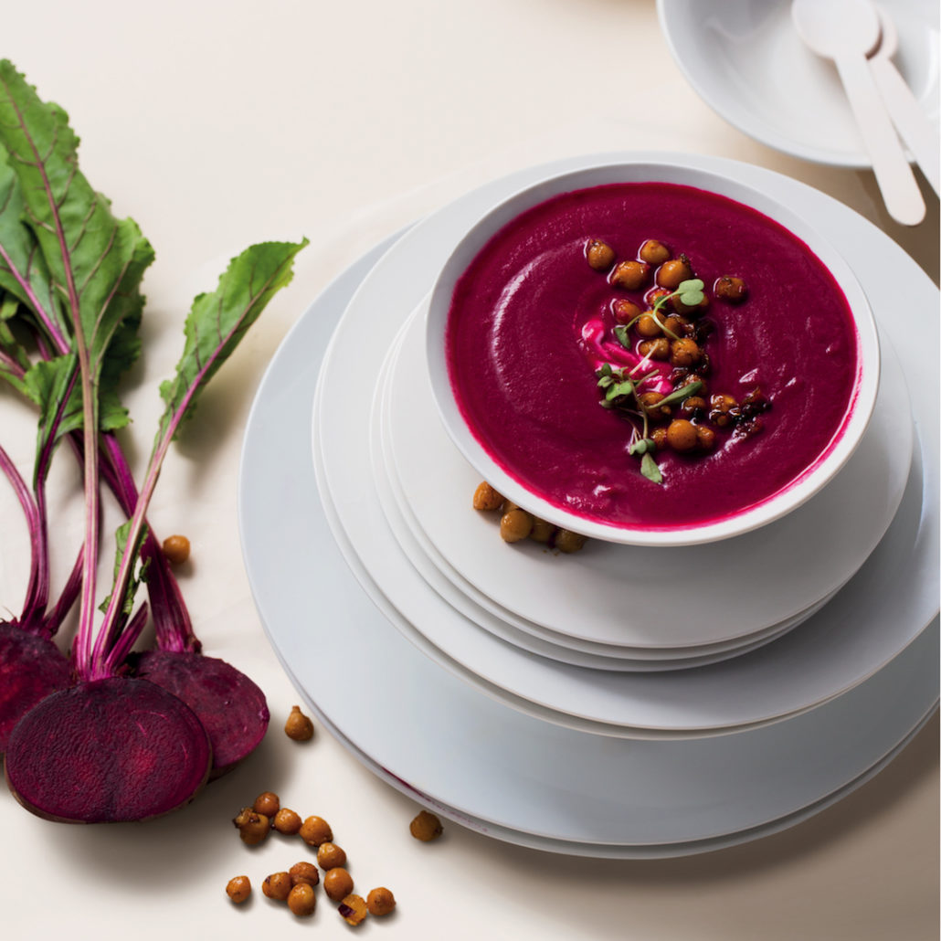 Curried beetroot soup