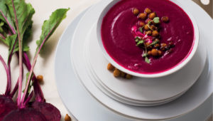 Curried beetroot soup