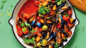 White wine mussels