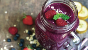 Grab-and-go berry smoothie