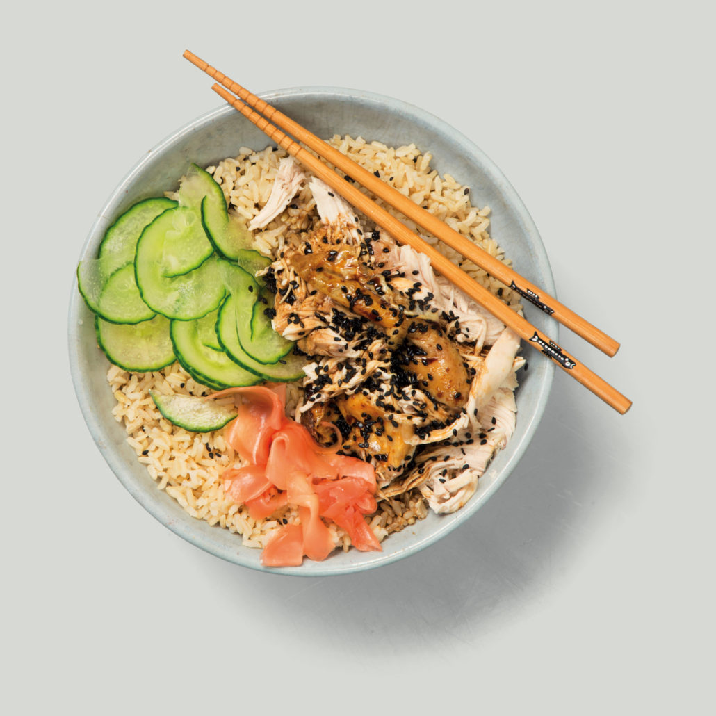 Asian rice salad