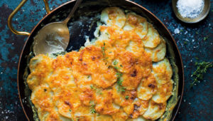 Keep it light and fresh with this spinach and potato gratin