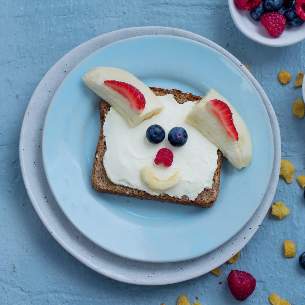 Easter bunny toast