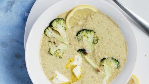 Greek broccoli soup