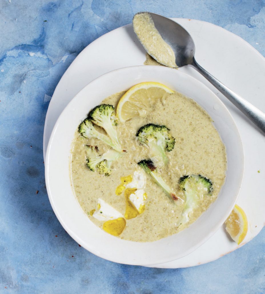 Greek broccoli soup