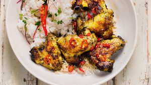 Cambodian curry chicken wings