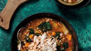 Chicken minestrone soup