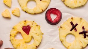 Emoji-inspired fruit snacks