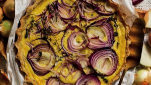 French onion tartiflette