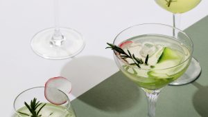Cucumber and rosemary spritzers