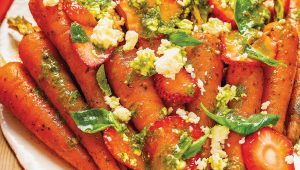 Roasted carrot salad