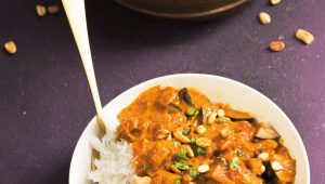 quick brinjal curry