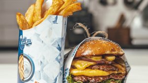 Flying Fish's Double Cheeseburger